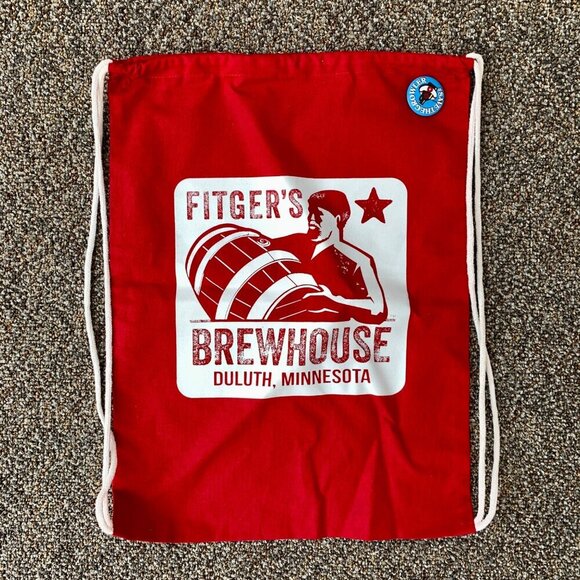 Handbags - Fitger's Brewhouse Red Drawstring Bag